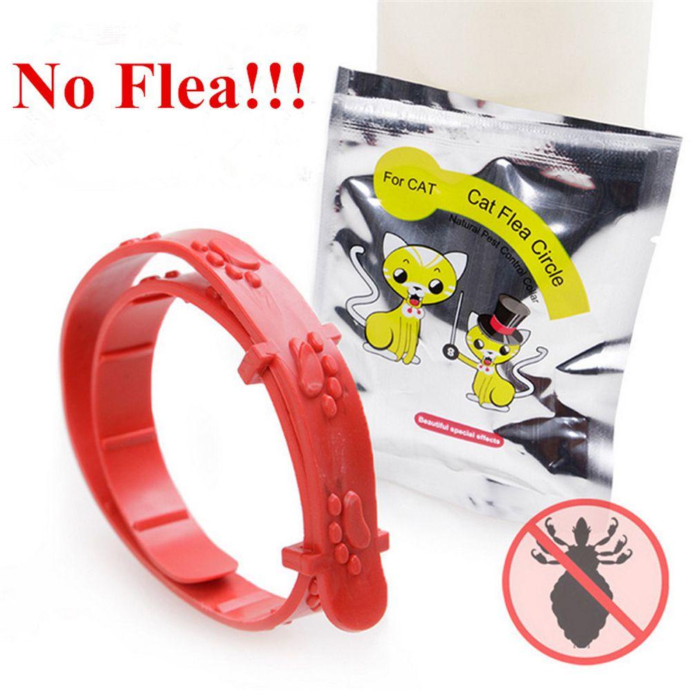 TOP Pet Collar Red Adjustable Cat Kitten Obat