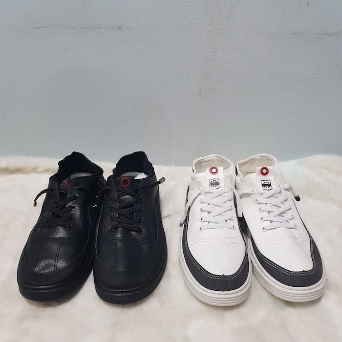 RYX - Striked Simple Sepatu Sneakers Pria Fashion Casual - Ori Import