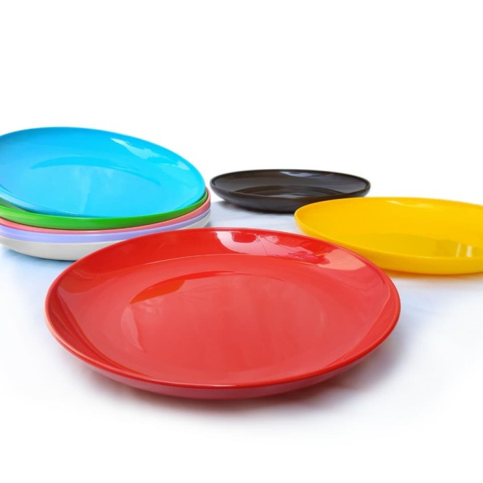 

Baru Piring Plastik Tebal Tahan Panas L Microwave Piring Plastik Bulat Murah