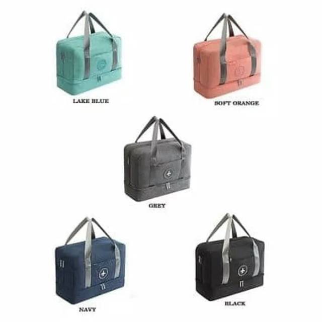 3 Layer Travel Bag/ Tas travel gym import 3 sekat multi fungsi