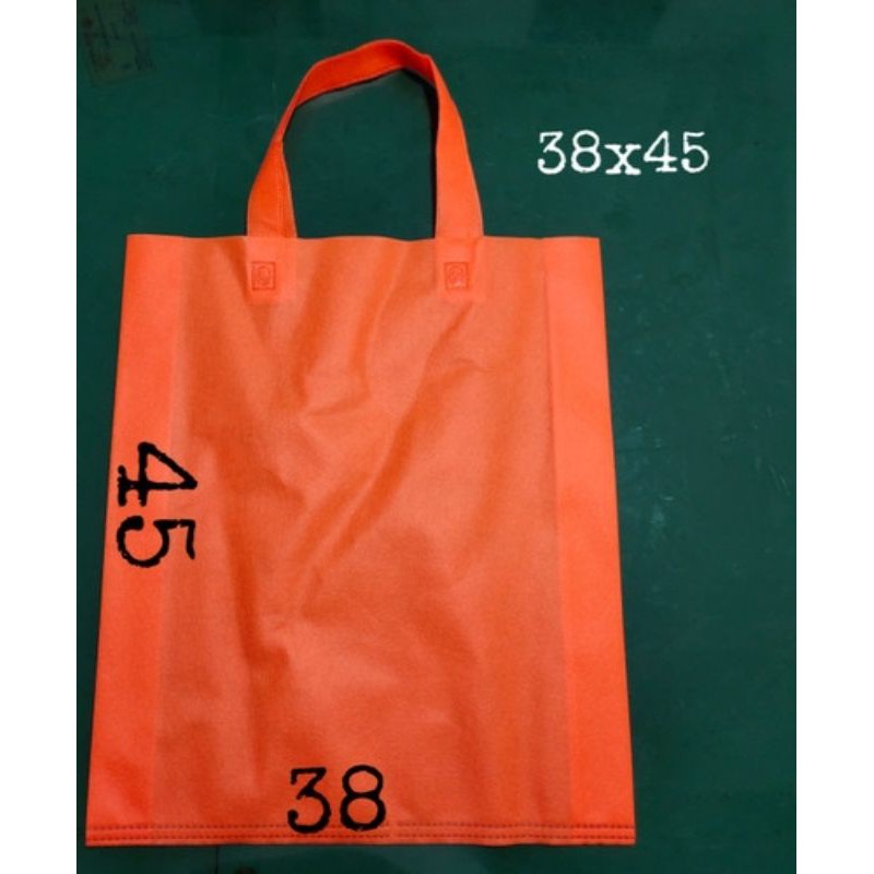 

[Ecer] Tas Spunbond 38x45 polos. Goodie bag spunbond polos. Tas belanja Go Green.