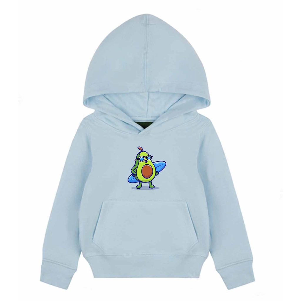 Hoodie Anak Avocado Surf Kids Sweater Pakaian Fleece M - XL