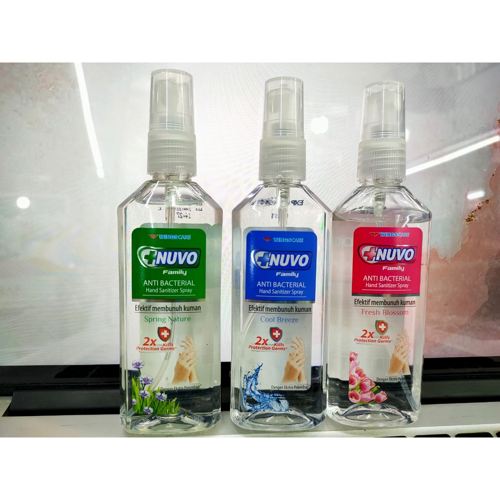 Jual Nuvo Hand Sanitizer spray 85ml / hand sanitizer spray RANDOM