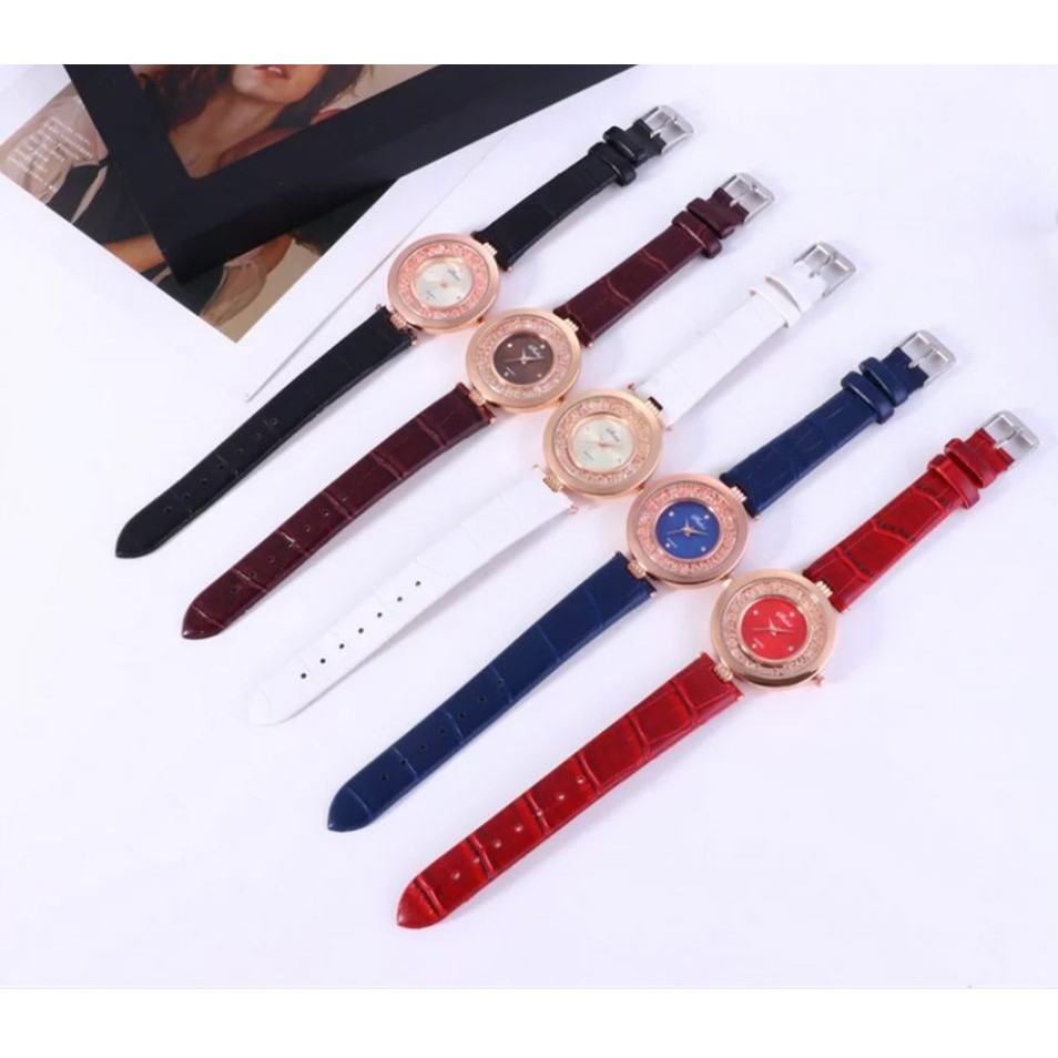 SWF J155 JAM TANGAN WANITA/ JAM TANGAN DIAMOND / JAM TANGAN IMPORT