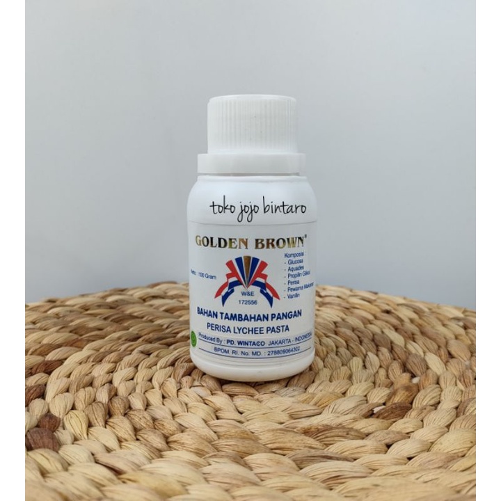 

GOLDEN BROWN PERISA LYCHEE PASTA 100 GRAM GBLECI PASTA LECI