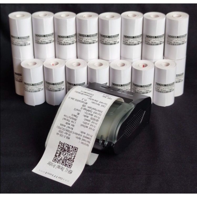 

LABEL THERMAL TEMPEL/STIKER - 58MM - 53 MM X 5 MTR - WITH CORE