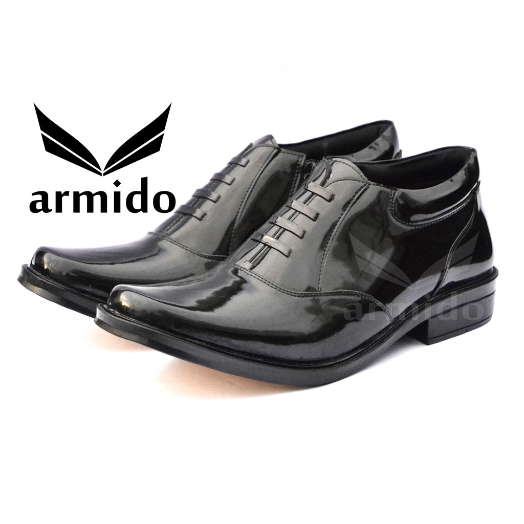 ARMIDO SEPATU PDH KILAP PANTOFEL DINAS TNI POLRI RESLETING