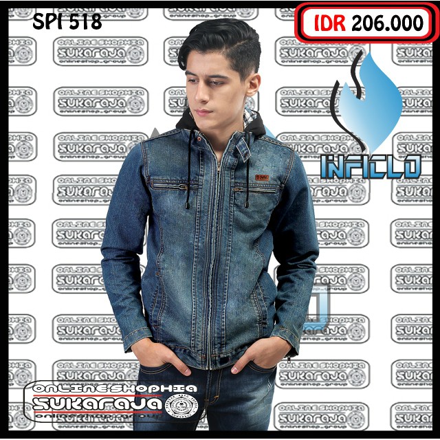 Jaket jeans pria Denim Murah Jacket Levis Jeket jins Hoodie Casual PROMO