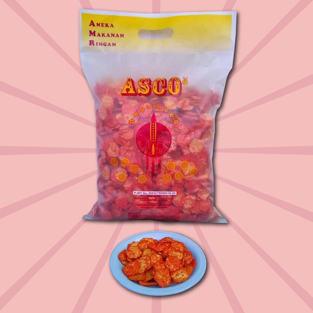 

Snack Kiloan Opak Medan Rasa Pedas Manis Gurih 1 Kg