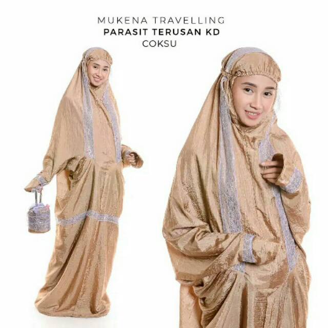 MUKENA PARASIT MUKENA TRAVELLING PARASIT TERUSAN KD