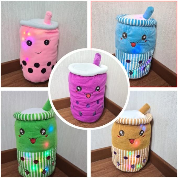 Boneka Boba Jumbo LED Viral Boba Doll Minuman Boba Milk Tea