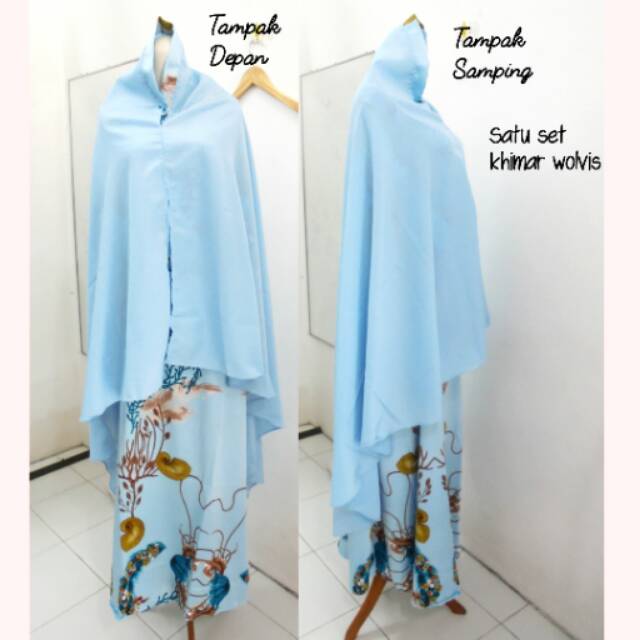 Gamis Maxmara satu set khimar