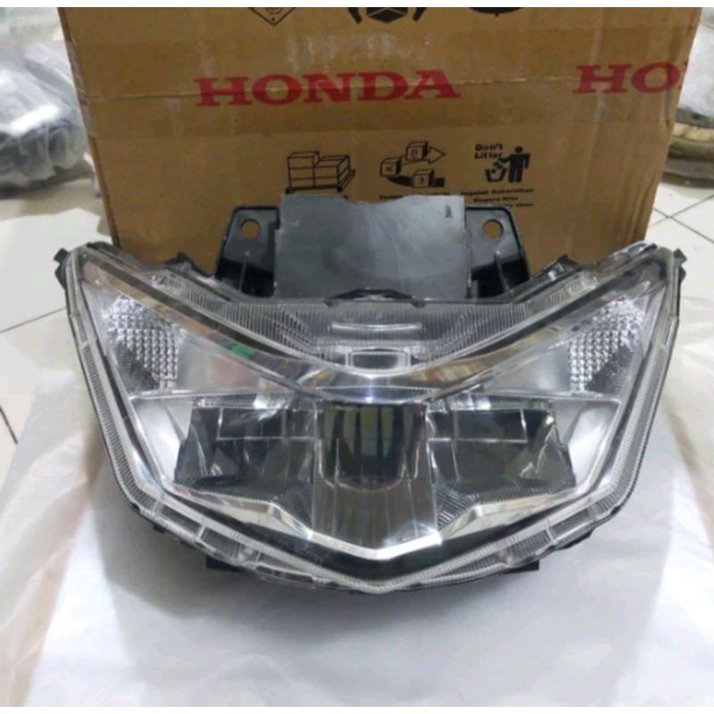 reflektor mika lampu depan LED beat new beat street LED 2020 2021 ORIGINAL