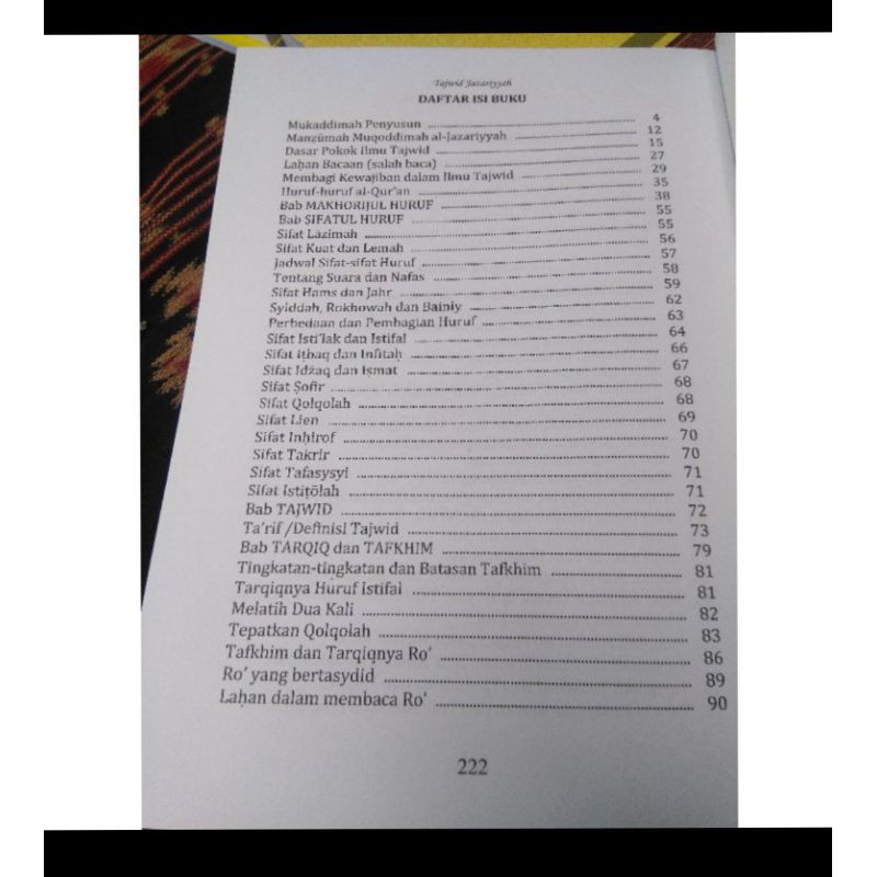 KITAB ASLI TAJWID JAZARIYAH BISA COD