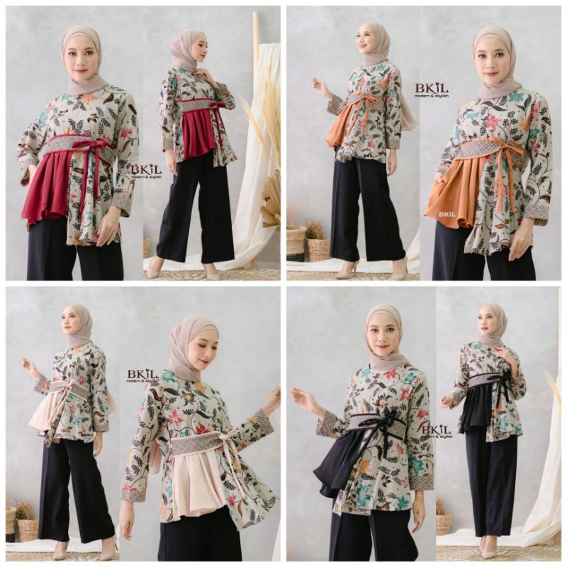 ATASAN BATIK BLUS BATIK BATIK KANTOR BATIK MODERN