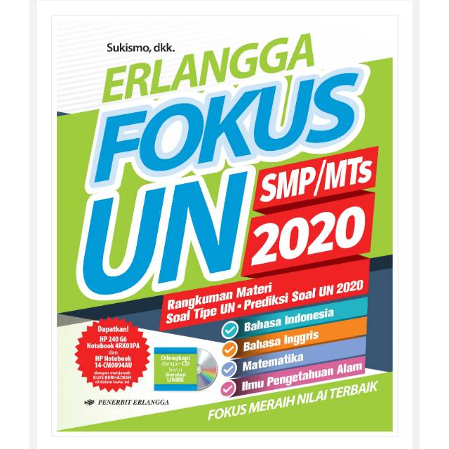 Buku Erlangga Fokus Un Smp Mts 2020 Kunci Jawaban Cd 100 Original Shopee Indonesia