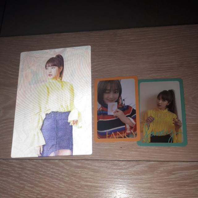 For Sale Twice Mina Jihyo Minta lenti pc photocard lenticular fancy fancy you