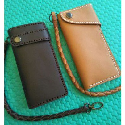 Dompet Pria Panjang Harley Davidson Full Kulit Full Sulam /Luigi Leather