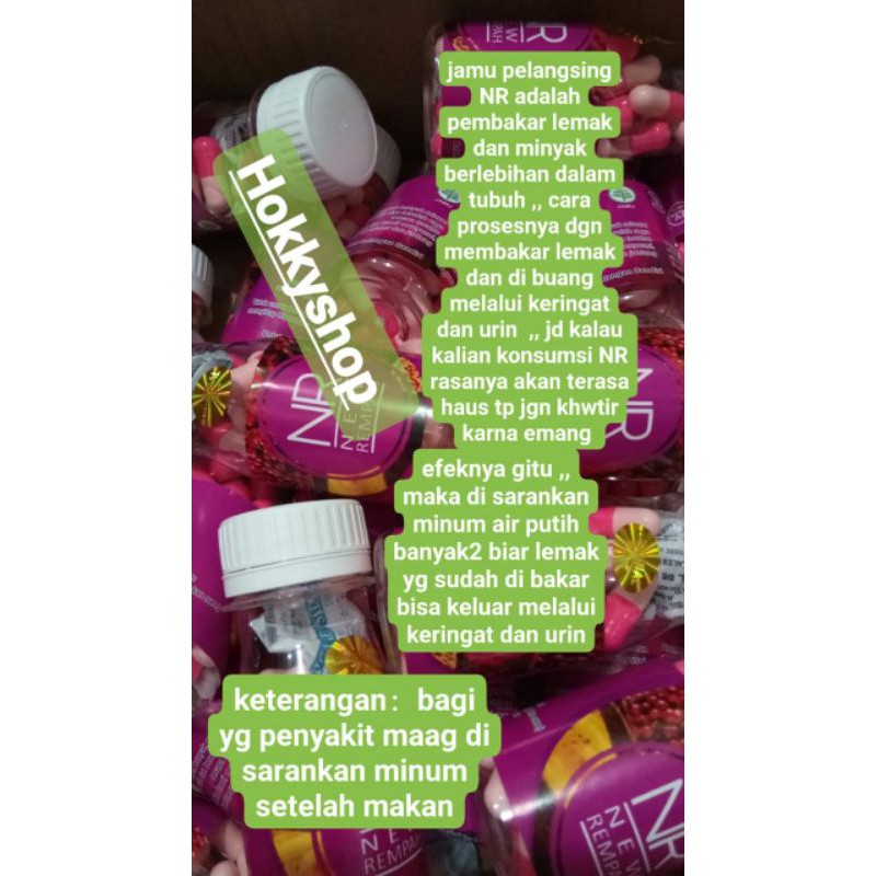 NR obat pelangsing herbal （ ready banyak lgsg order nanti kehabisan lg,,, ）