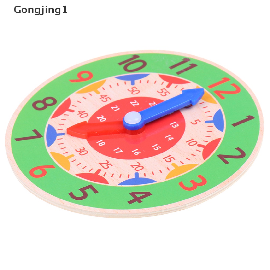 Gongjing1 Jam Dinding Montessori Bahan Kayu