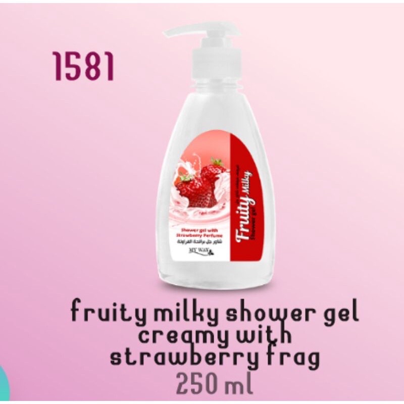 MY WAY FRUITY MILKY SHOWER GEL 250 ml