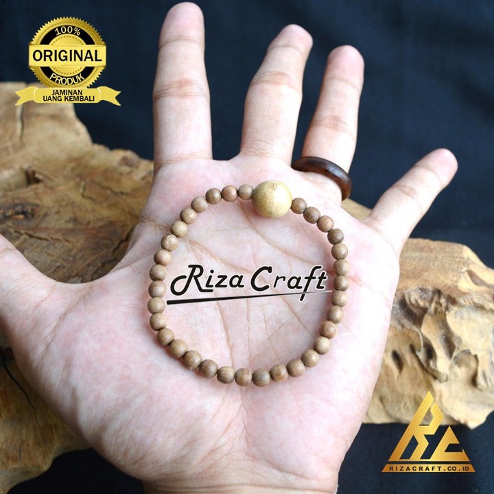 Gelang Tasbih Kayu Dewandaru Asli Original Super Terbaik Grade A 33 Butir
