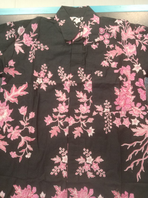 Bswart Batik Hrb026 Kenongo Hem Pendek Padi Pekalongan M L Xl Batik Pria Murah Modern Grosir