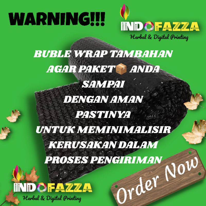 

BUBBLE WRAP EKSTRA TAMBAHAN PACKING