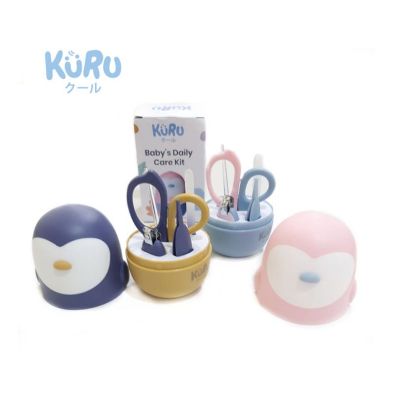 KURU Baby Nail Care Manicure Set 5in1 - Perawatan Gunting Kuku Bayi