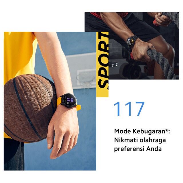 Xiaomi Mi Smart Watch S1 Active Garansi Resmi Xiaomi Indonesia