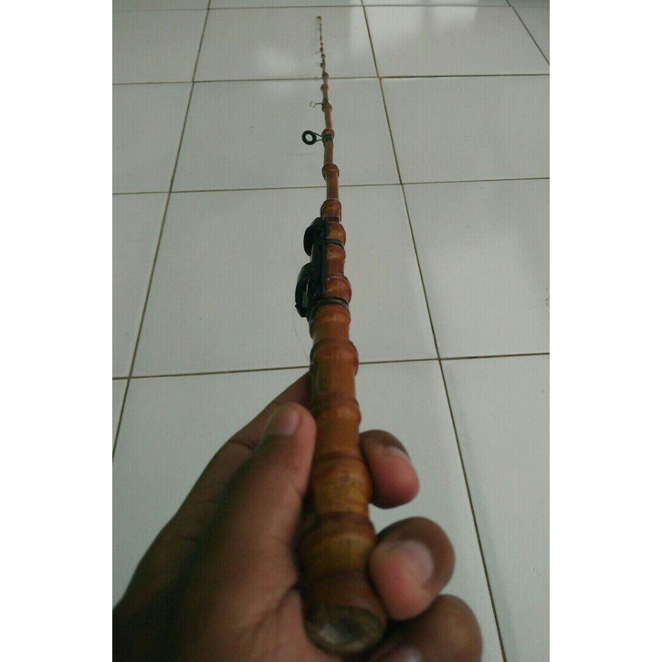 joran pancing rel bambu cendani