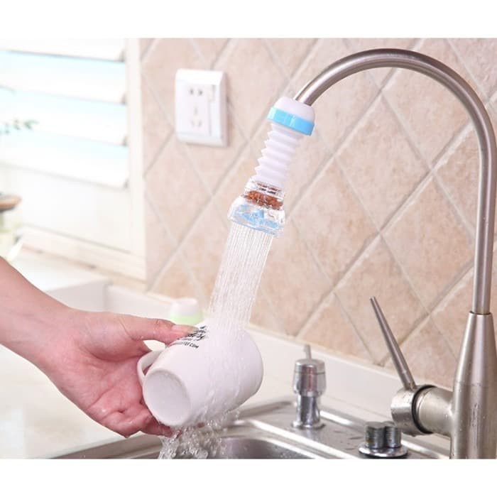 BAROKAH GAMIS Spiralz keran filter washtafel pembersih air water filter wastafel