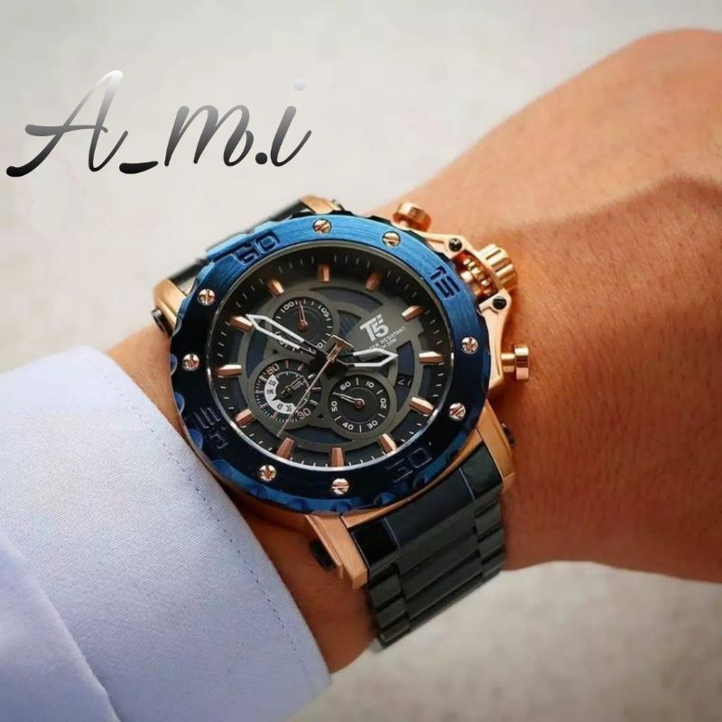 JAM TANGAN PRIA T5 H3702 G CHRONOGRAF SPORTY ORIGINAL