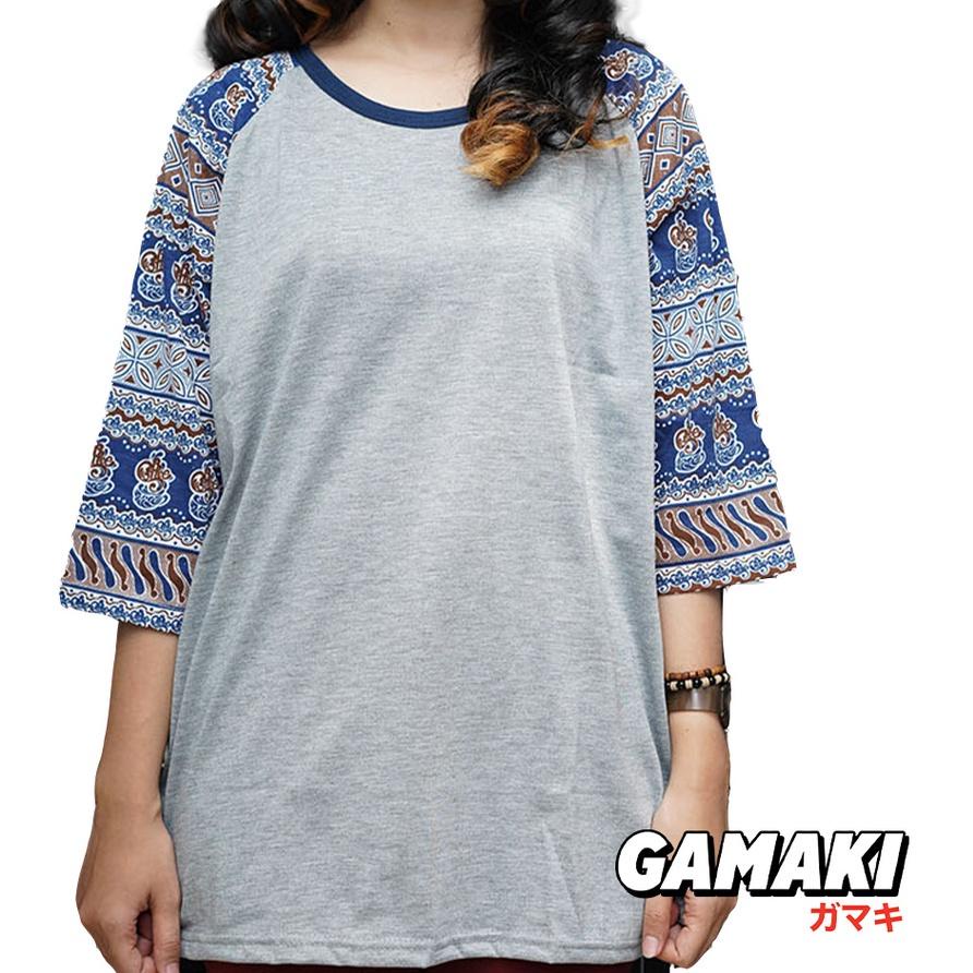 Star 4.4 GAMAKI-COD-(POLOS)-Kaos Raglan/Lengan 3/4/Baju Atasan Wanita/Baju Atasan Pria/Kaos Cewek/Un