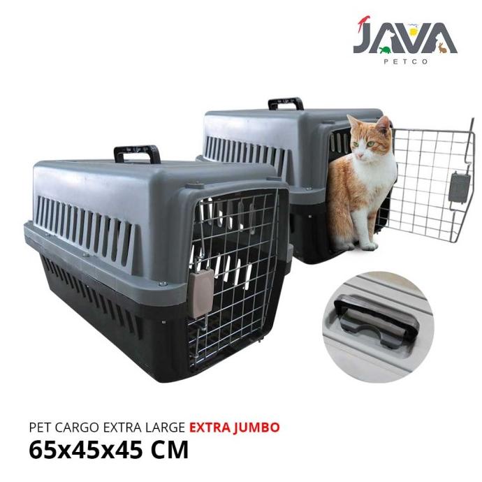 Pet Cargo Extra Large EXTRA JUMBO 65x45x45 - Pet Cargo Kucing/Kelinci