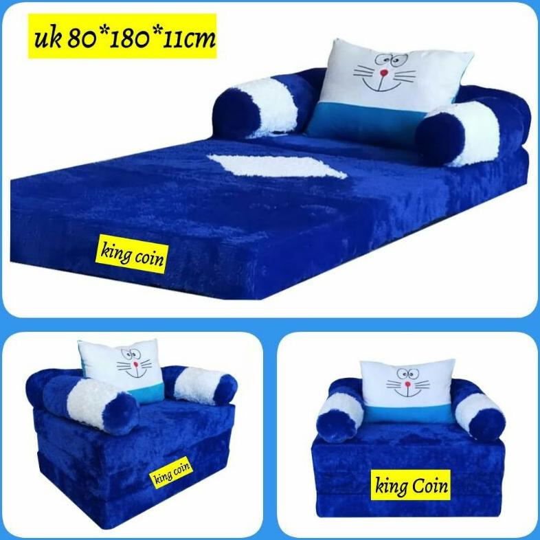Kasur Lipat Anak Sofabed Single Karakter Doraemon Hello Kitty