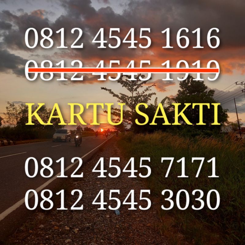 kartu SAKTI Nomor cantik simpati mewah