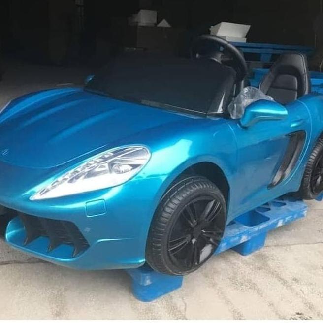 Mobil Mainan Anak Aki Porsche Jumbo Bisa Dewasa Xxl Painting