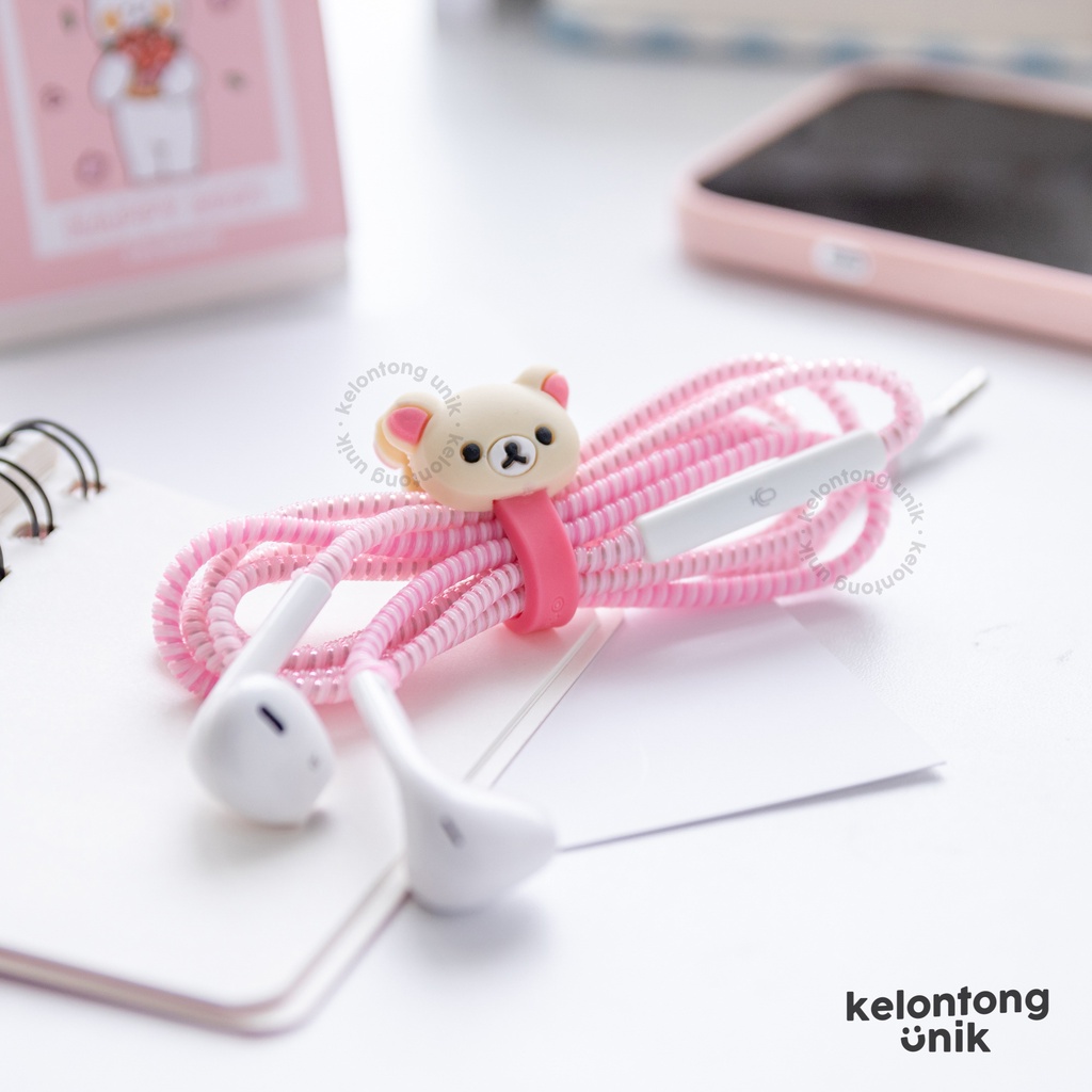 KECIL - Penjepit Kabel/ Klip Kabel/ Pengikat Kabel/ Penggulung Kabel/ Cord Holder