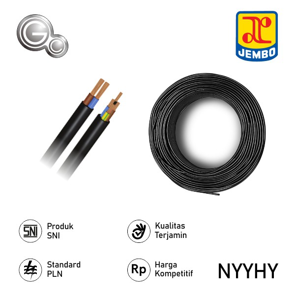 Kabel Listrik Jembo NYYHY 2 x 1.5MM x 100 M - GCI Store