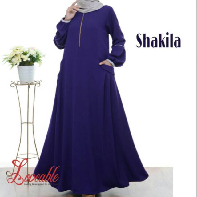 Shakila Dress Bahan Catleya Tektur Halus Agakberat Jatuh Tidak Nerawang Simple Dan Mewah Shakila Shopee Indonesia