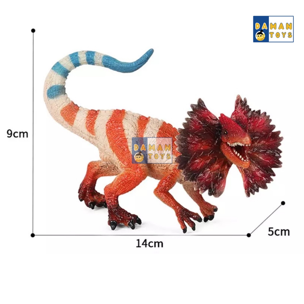 Jurassic World Dilophosaurus Mainan Edukasi Figure Dinosaurus Jurassic Park