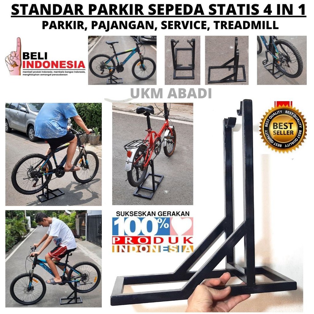 Standar Parkir Sepeda Treadmill Service 4 In 1 Universal Bike Stand Paddock 101105