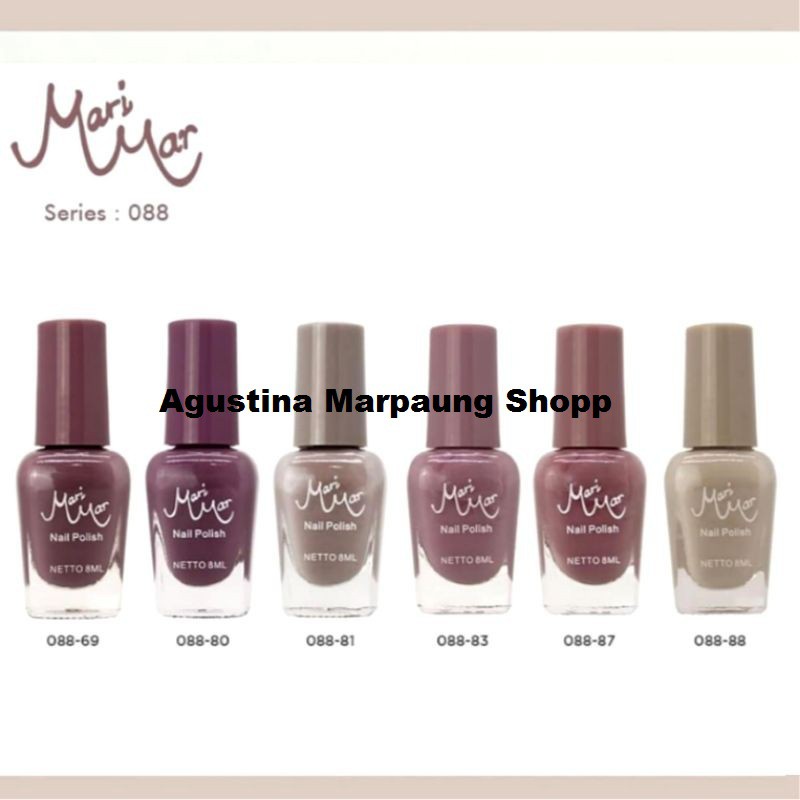 Marimar Kutek Nude Color Series Cat Kuku/all colour Perbiji