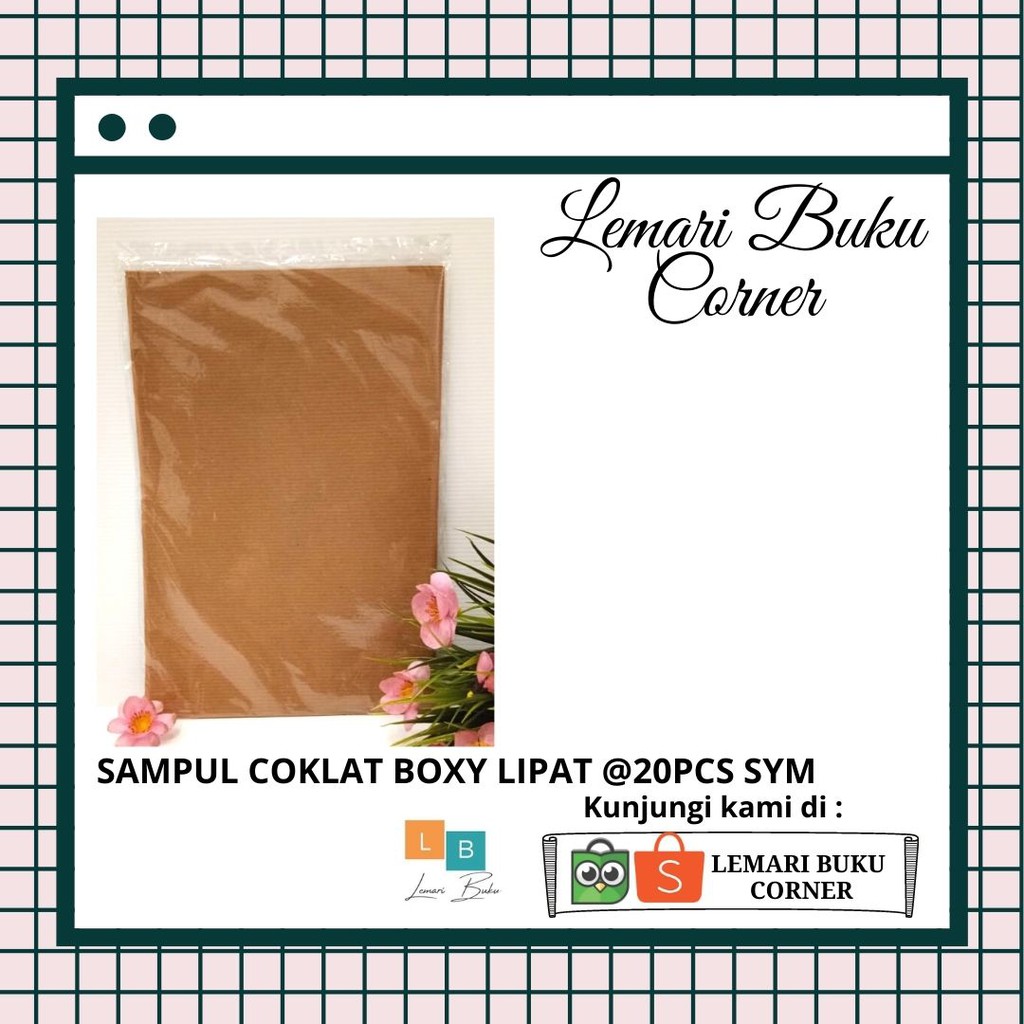 

SAMPUL COKLAT BOXY LIPAT @20PCS SYM
