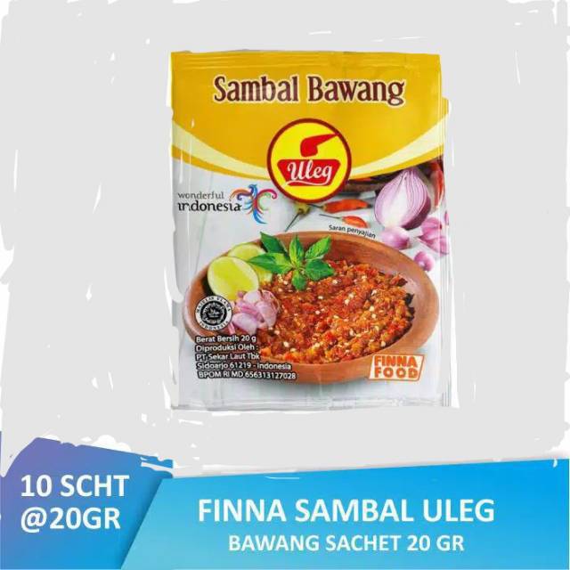 

Sambal bawang Finna sachet (10x20gr)