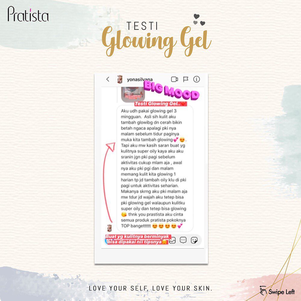 Pratista Glowing Gel Ahlinya Jadikan Wajah Semakin Glowing