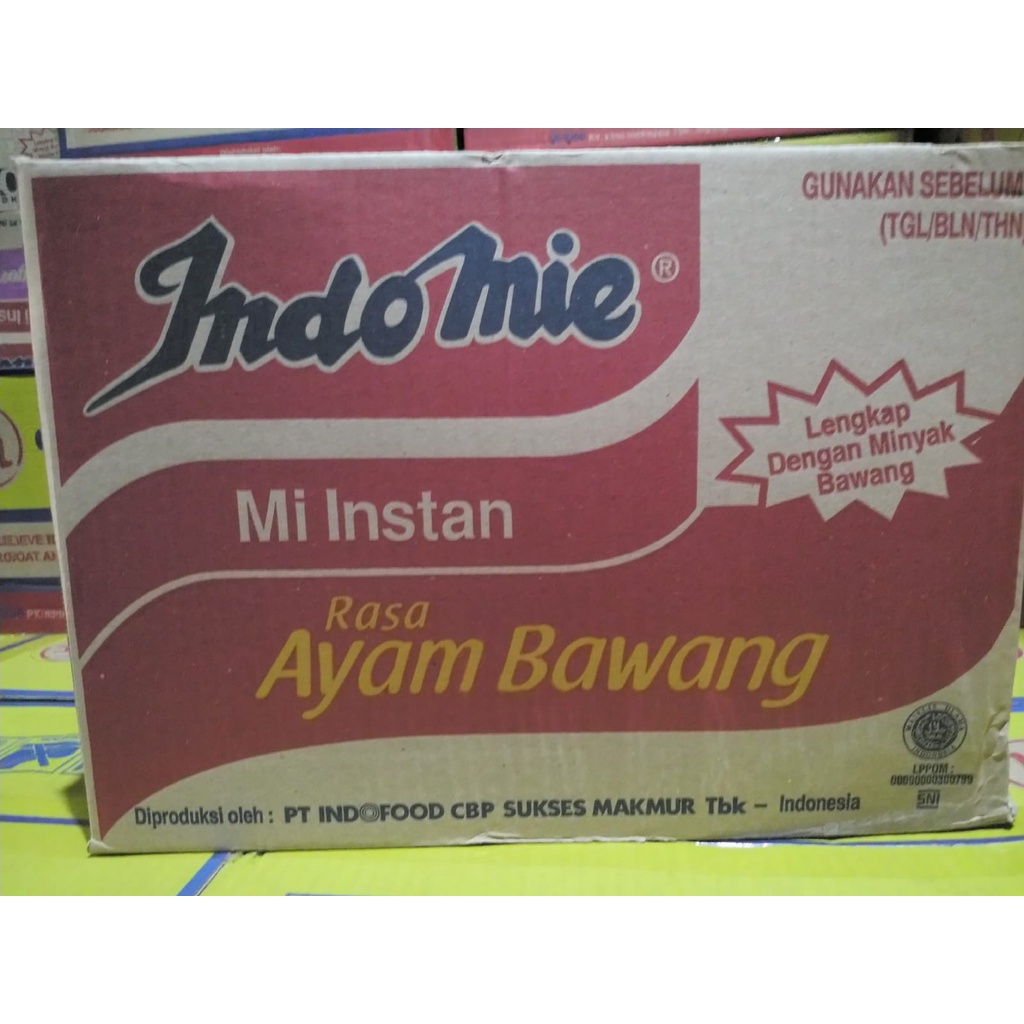 

Indomie Ayam Bawang Dus per Karton