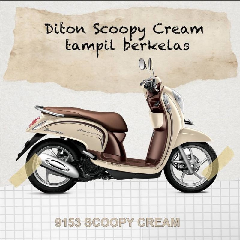 DITON PREMIUM PUTIH SUSU / SCOOPY CREAM 9153 / CAT SEMPROT