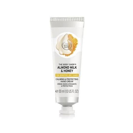 PERAWATAN KAKI TANGAN THE BODY SHOP ALMOND MILK & HONEY HAND CREAM 30ML - HAND LOTION TERBAIK